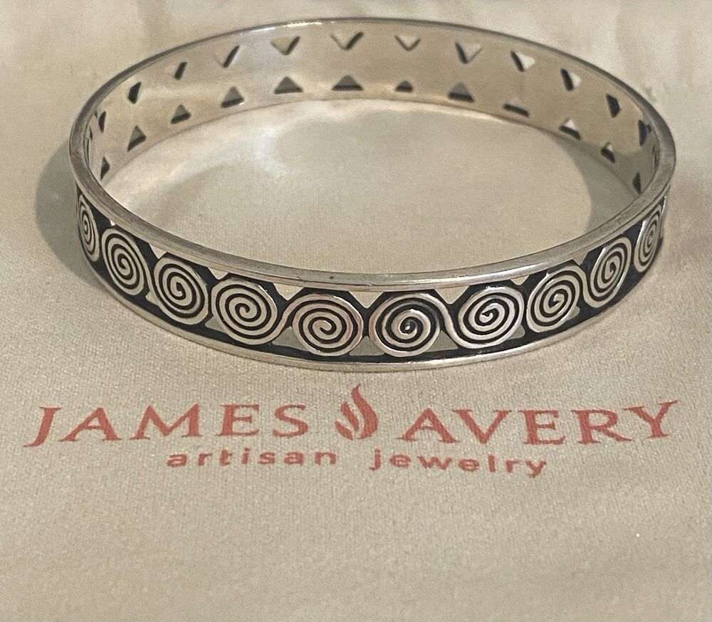 James Avery Retired Mycenaean Bangle Bracelet